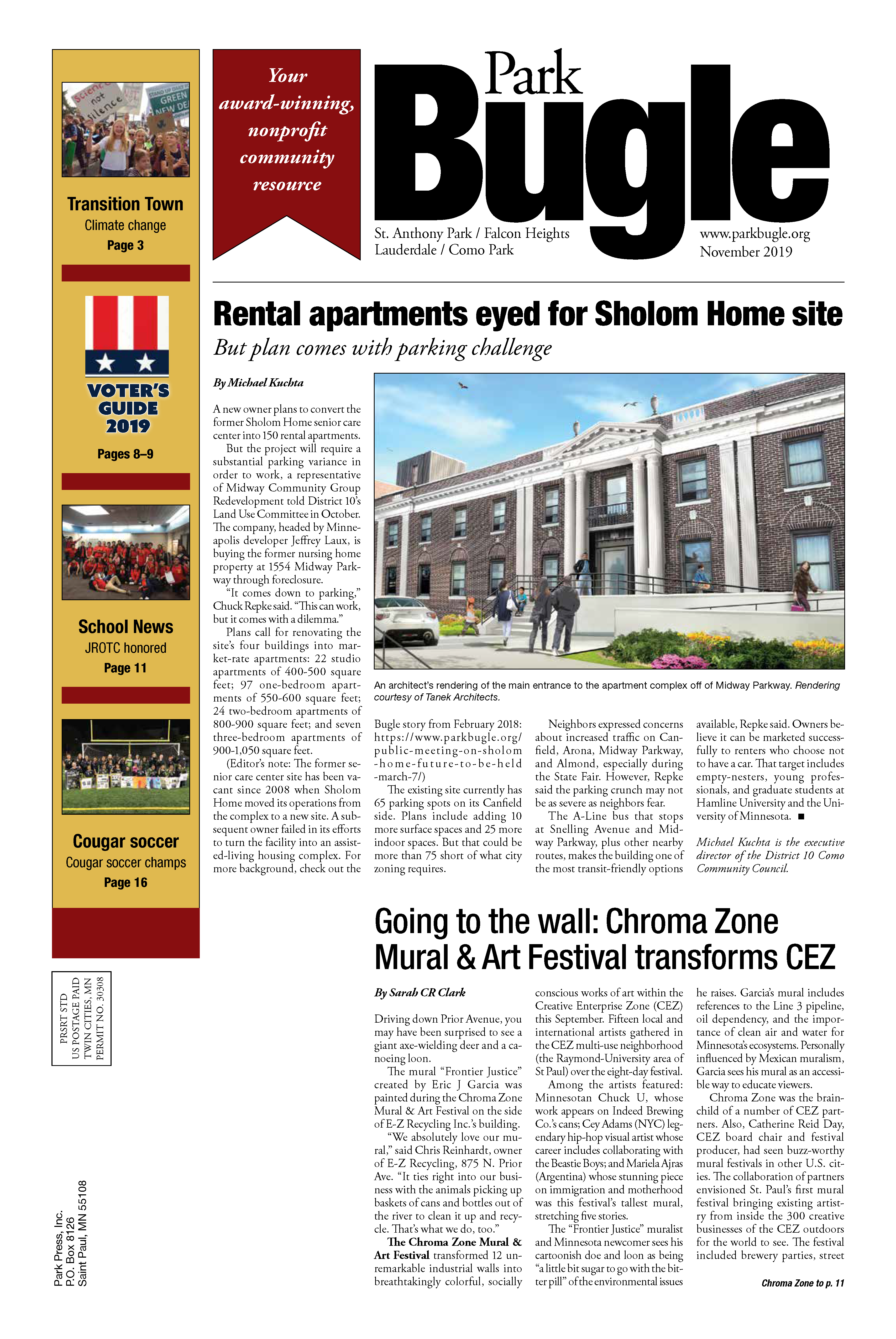 Easing the pain in the dentist chair Park Bugle