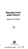 Rendezvous with Rama's poster (Arthur C. Clarke)