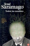 Portada de Todos los nombres (José Saramago)