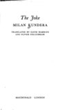 The joke's poster (Milan Kundera)