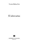 Portada de El abrecartas (Vicente Molina-Foix)