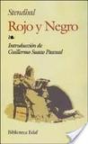 Rojo y negro's poster (Stendhal)