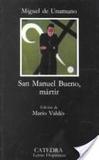San Manuel Bueno, mártir's poster (Miguel de UnamunoMario J. Valdés)