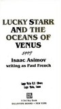 Portada de Lucky Starr and the Oceans of Venus (Paul FrenchIsaac Asimov)