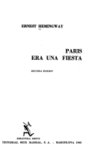 París era una fiesta's poster (Ernest Hemingway)