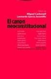 Portada de El canon neoconstitucional  (Miguel Carbonell)