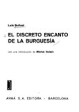 Portada de El discreto encanto de la burguesía (Luis Buñuel)