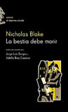 Portada de La bestia debe morir (Nicholas Blake)