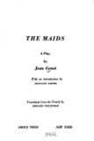 The maids's poster (Jean Genet)