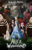 Alice in Wonderland's poster (Tim Burton)