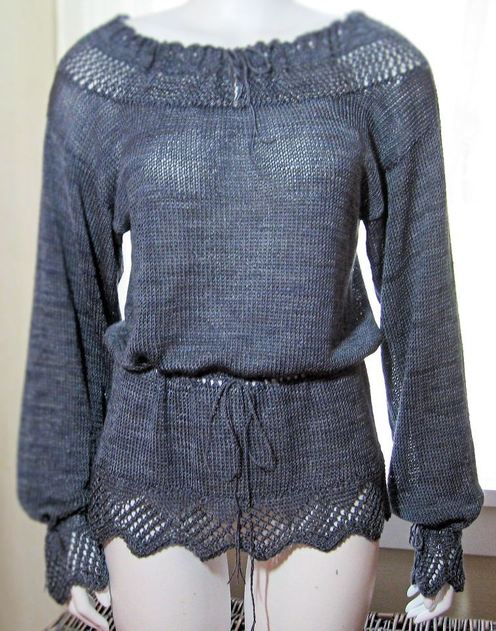 Mexican Peasant Blouse - Womens Tunic - Mexican Dress