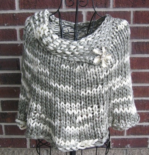 Quick Knit Bulky Vest - in Iceland wool - free knitting pattern