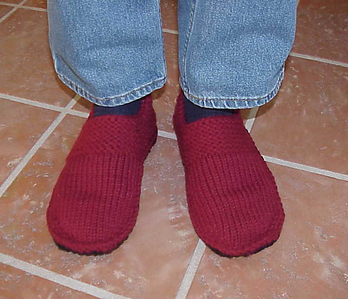 Men's Knitted Slippers Pattern | Knitting Patterns