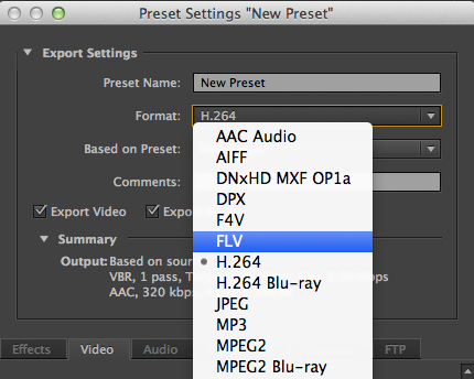 adobe media encoder how to convert from mp4 to mpeg2