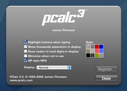PCalc