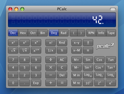 PCalc