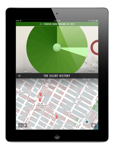 Unlocking location-based chapters in The Silent History, a digital novel
