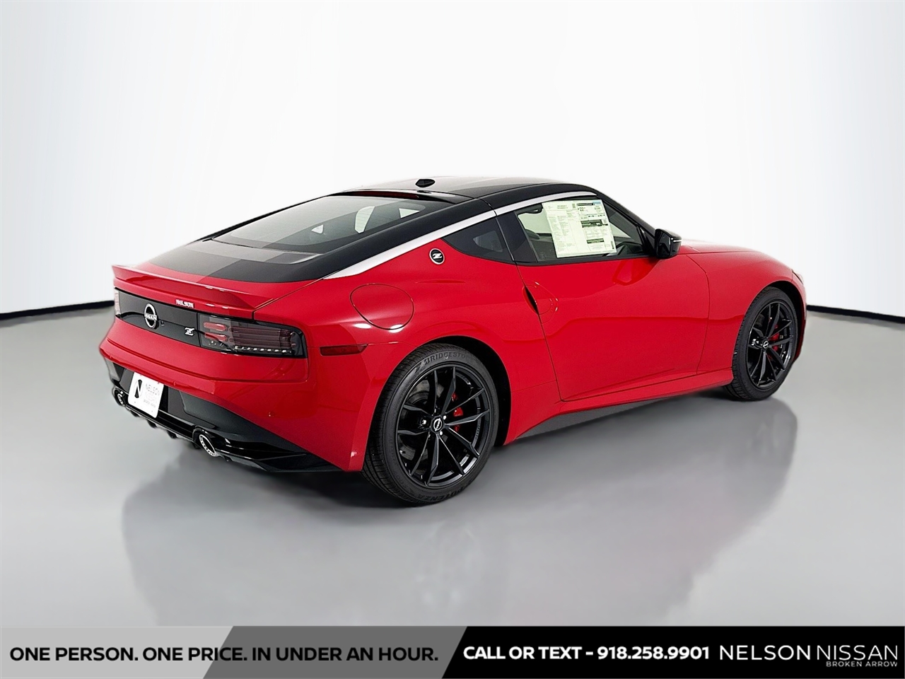 New Solid Red/Super Black 2025 Nissan Z Performance for Sale in