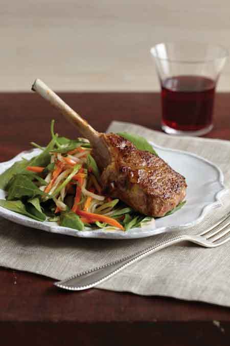 Cucumber and Mint-Spiced Lamb Salad