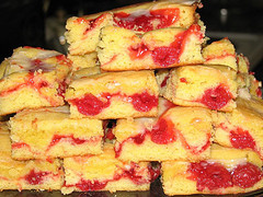 Aunt Lois's Passover Cherry Nut Squares