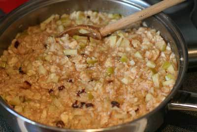 Apple Raisin Farfel Recipe