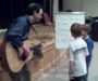 Rabbi Berkman with Students
