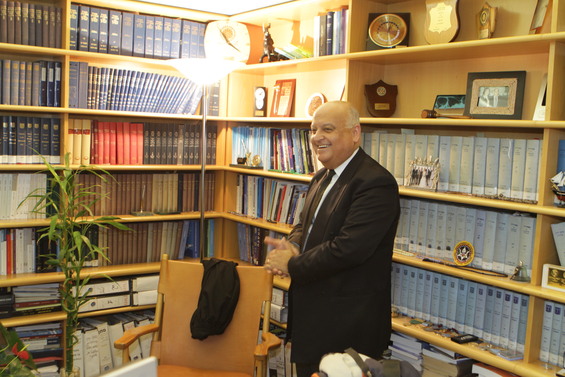 Visiting Justice Joubran, the first Arab Justice with a permanent appointment to Israel's Supreme Court