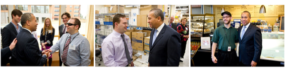 Governor Patrick Visits Transitions to Work Program
