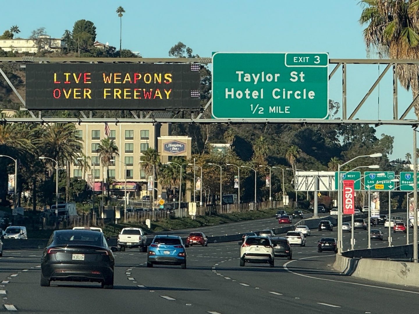 Shell detonated over California highway during Marine exercise ...