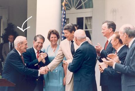 The man with reagan
