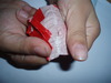 How to get this 'gum' off from textile sticky tape?