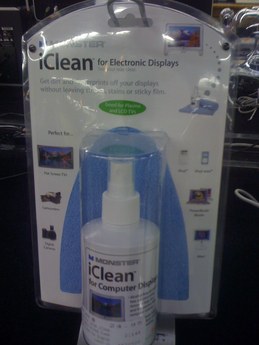 Cleaning computer sceen