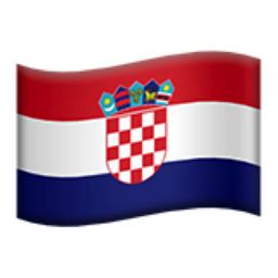 Croatia Emoji (U+1F1ED, U+1F1F7)