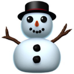 snowman without snow emoji