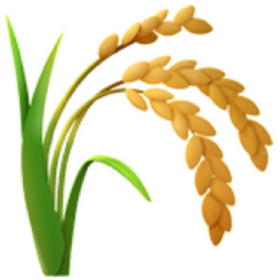 sheaf of rice emoji