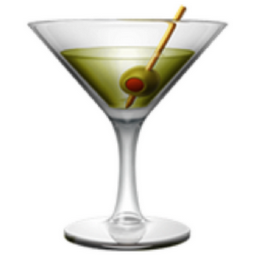 cocktail glass emoji