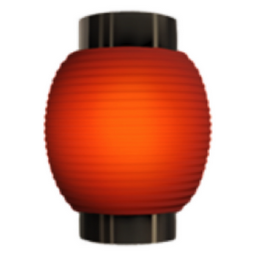 red paper lantern emoji