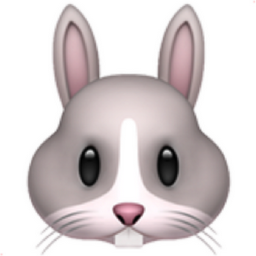 rabbit face emoji
