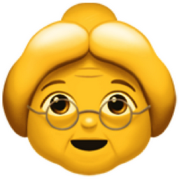 old woman emoji