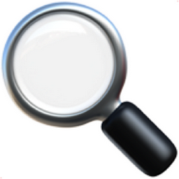 magnifying glass tilted left emoji