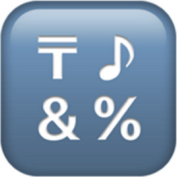 input symbols emoji