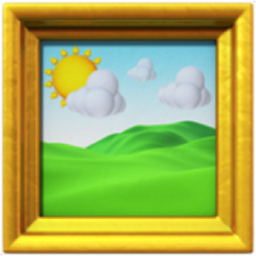 framed picture emoji