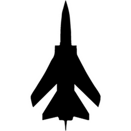 Up-Pointing Military Airplane emoji