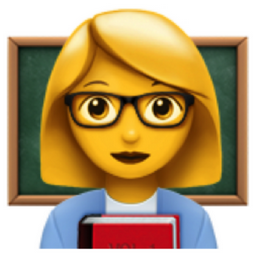 woman teacher emoji