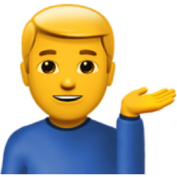 man tipping hand emoji