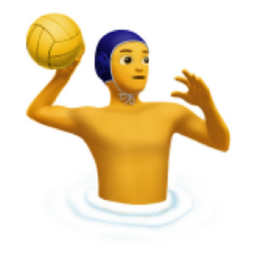 man playing water polo emoji