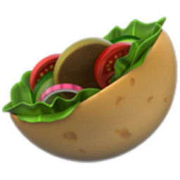 stuffed flatbread emoji