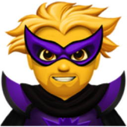 man supervillain emoji