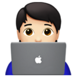 technologist: light skin tone emoji