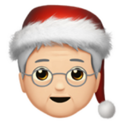 Mx Claus: light skin tone emoji